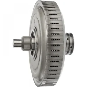 Ambreiajul dublu umed original Mercedes-Benz pentru cutia 724.1 (8G-DCT), vedere laterală cu arborii de intrare