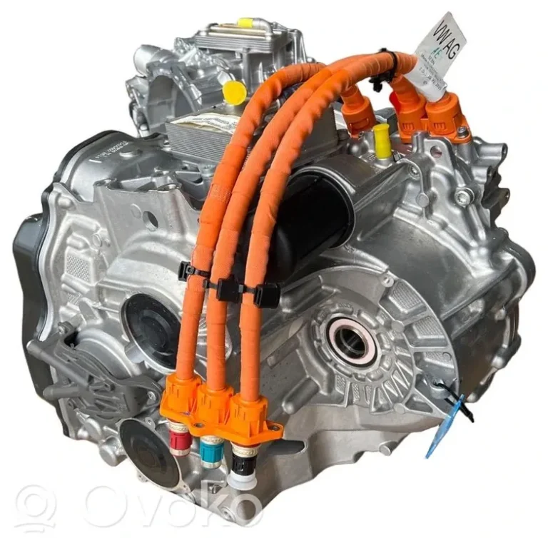Cutia DQ400e completă, cod 0DD 300 048 A, din VW Multivan T7 eHybrid (2021), cu cablurile de înaltă tensiune ale motorului electric integrat