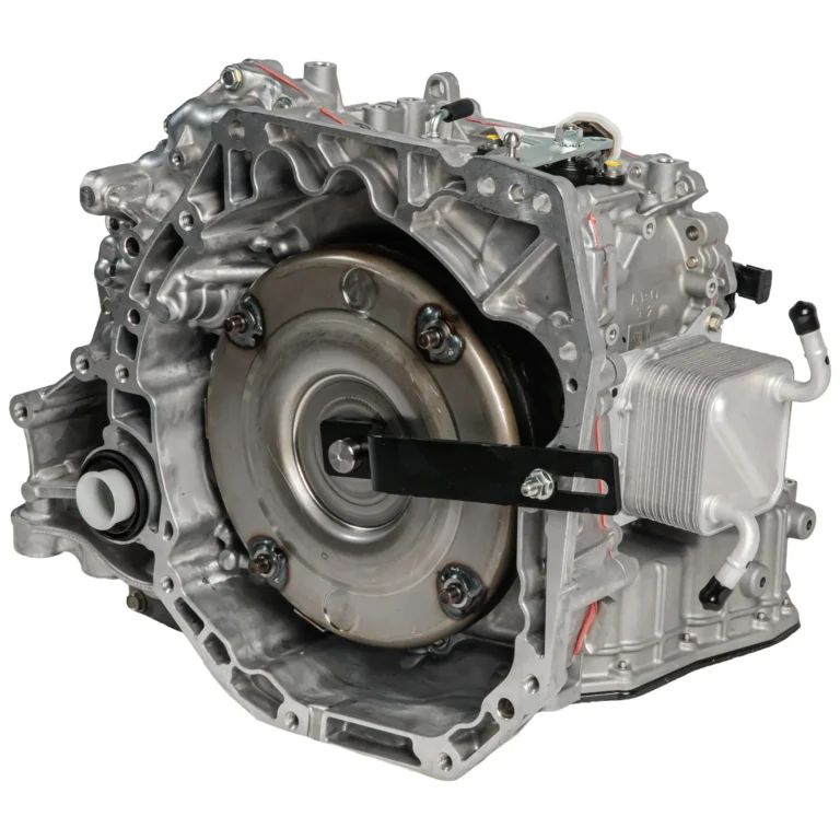 Variatorul Jatco JF015E complet (versiunea pentru LADA Vesta / XRAY cu motor H4M), vedere dinspre convertizorul de cuplu