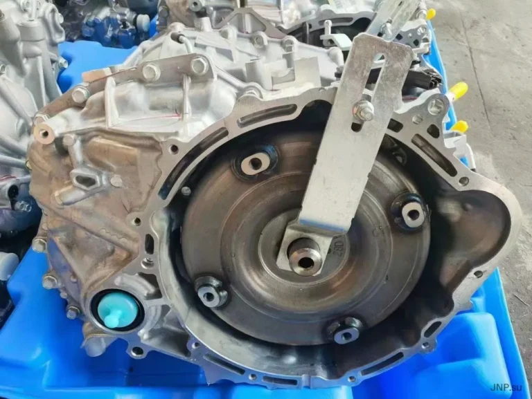 Variator Jatco JF016E nou (versiunea Mitsubishi, cod F1CJCK3), vedere dinspre convertizorul de cuplu