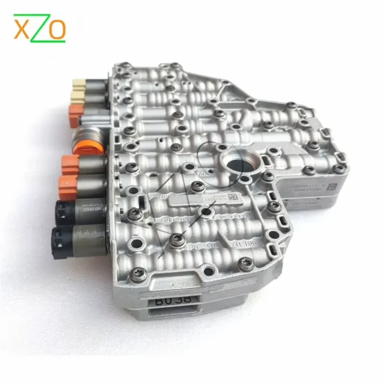 Valve body 7DT45FL / 7DT45HL pentru Porsche 911, vedere cu electrovalvele montate