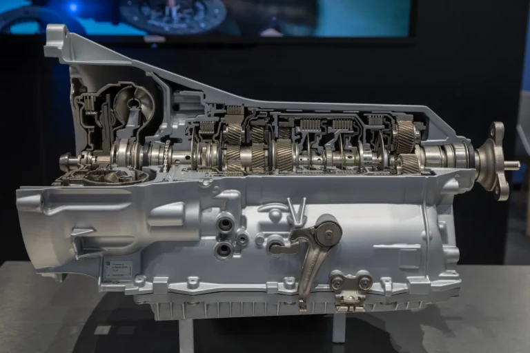 ZF 8HP45 secționat, expus la Tuning World Bodensee 2018 (Friedrichshafen)